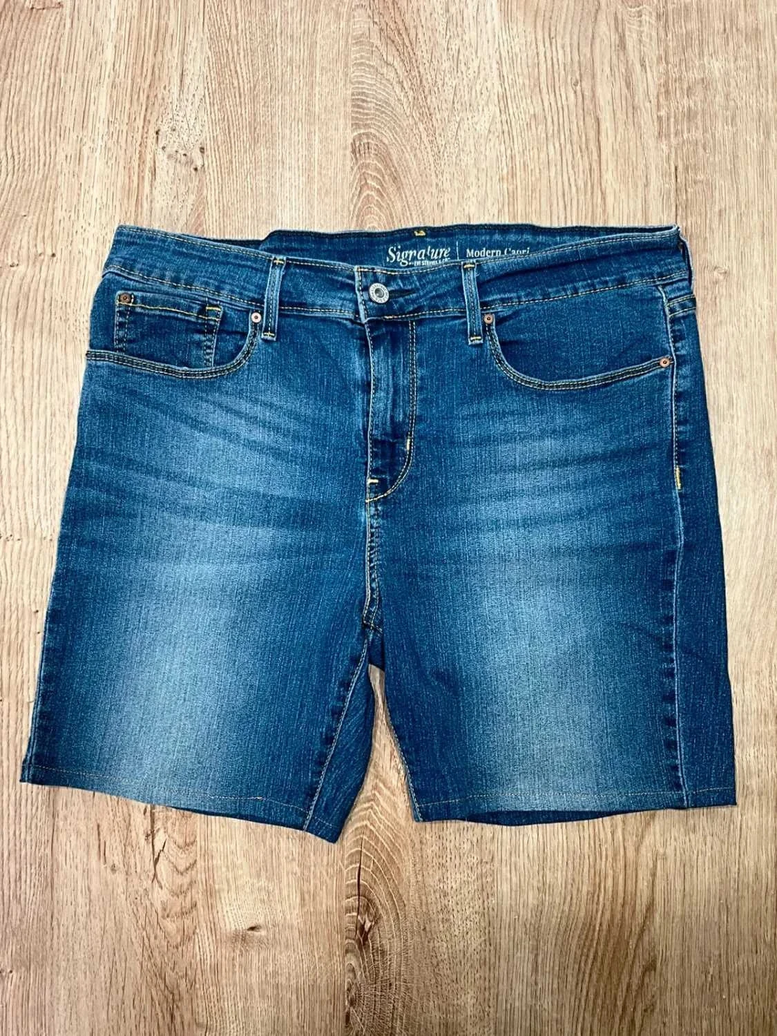 Short Levi’s Modern Capri W32 Femme  Bleu délavé Slv016 – photo 2